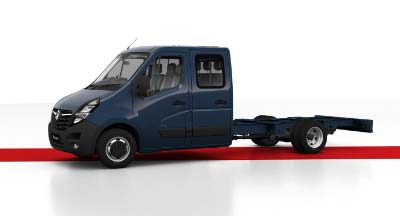 Vauxhall Movano Conversions Range - Available In Signal Blue